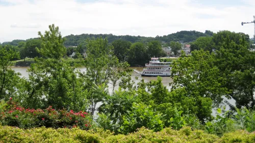 View of the Ohio River from the park