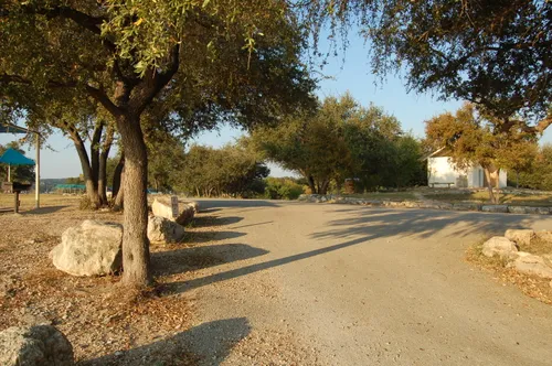 The shadows are getting longer on this sunny afternoon in Bob Wentz Park