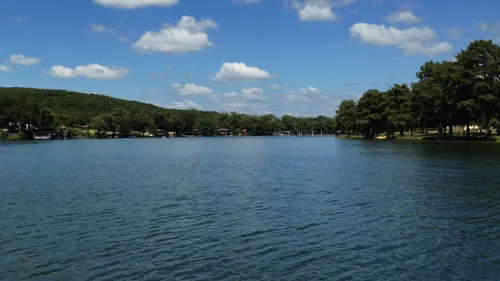Calm waters of the Colorado River on a sunny day