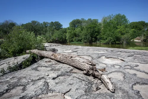 Ancient limestone bedrock creates natural pathways