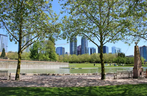 View from the park's southwest section