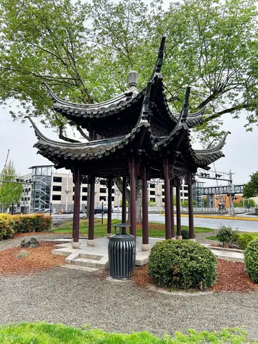 Traditional Chinese Friendship Pavilion gifted by Kent's sister city Yangzhou