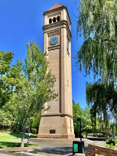 The Great Northern Clocktower is a remnant of the site's railroad history