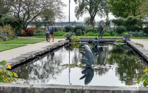 Reflecting pool at Olbrich Botanical Gardens